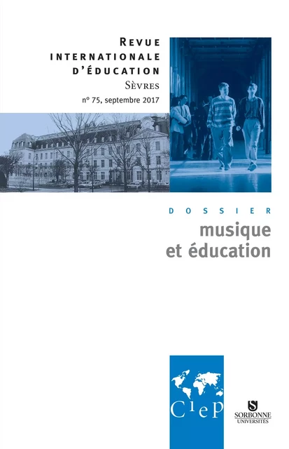 Musique et éducation - Revue internationale d'éducation sèvres 75 - Ebook -  CIEP - Didier