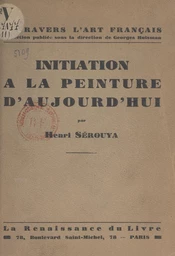 Initiation à la peinture d'aujourd'hui