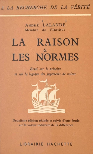 La raison et les normes - André Lalande - FeniXX réédition numérique