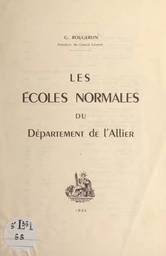 Les Écoles normales du département de l'Allier