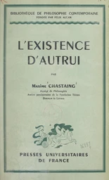 L'existence d'autrui