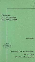 Synécologie des Chironomides du lac Tchad : diptères, nématocères