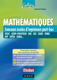 Mathématiques aux concours ingénieur post-Bac