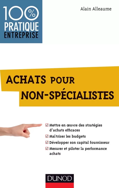 Achats pour non-spécialistes - Alain Alleaume - Dunod