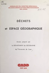 Déchets et espace géographique