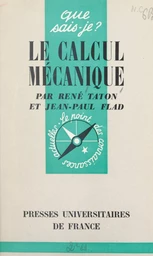 Le calcul mécanique