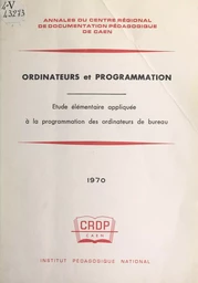 Ordinateurs et programmation