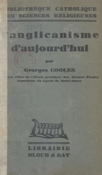 L'anglicanisme d'aujourd'hui