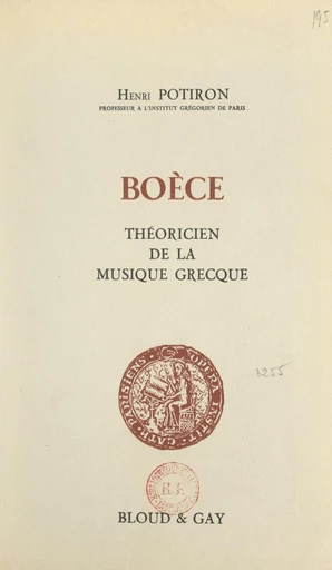 Boèce - Henri Potiron - FeniXX réédition numérique