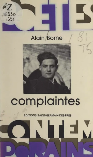 Complaintes - Alain Borne - FeniXX réédition numérique