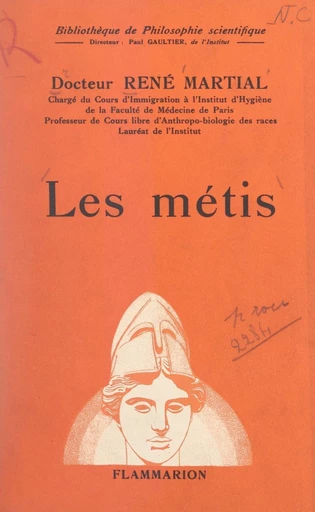 Les Métis - René Martial - FeniXX réédition numérique