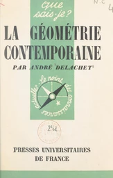 La géométrie contemporaine