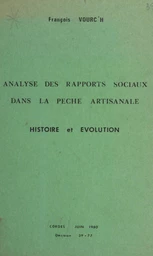 Analyse des rapports sociaux dans la pêche artisanale