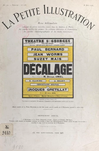 Décalage - Denys Amiel - FeniXX réédition numérique