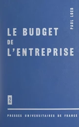 Le budget de l'entreprise (2)