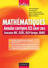 Mathématiques : Annales corrigées ECS 2010-2011