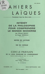 Intérêt de la philosophie pour comprendre le monde moderne