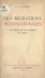 Les migrations internationales