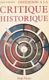 Initiation à la critique historique