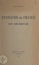 États-Unis de France