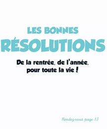 Les bonnes résolutions