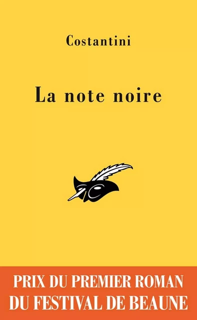 La note noire - Prix du premier roman du festival de Beaune 2009 - Chris Costantini - Le Masque