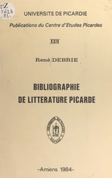 Bibliographie de littérature picarde