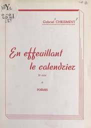 En effeuillant le calendrier