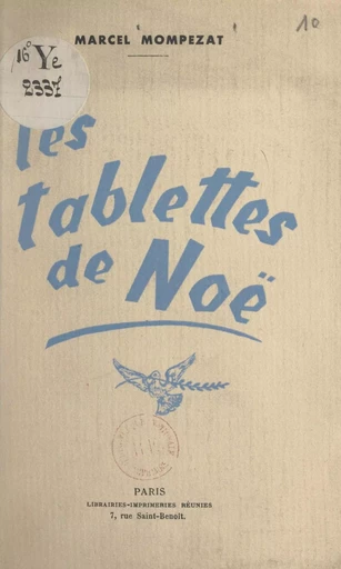 Les tablettes de Noë - Marcel Mompezat - FeniXX réédition numérique