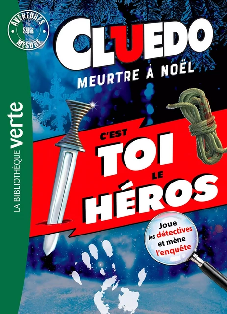 Cluedo - Aventures sur mesure XXL - Meurtre à Noël -  Hasbro - Hachette Jeunesse