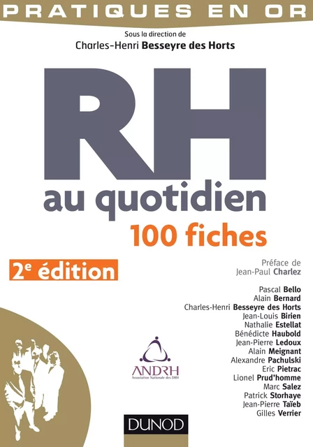 RH au quotidien - 2e éd. - Charles-Henri Besseyre des Horts - Dunod