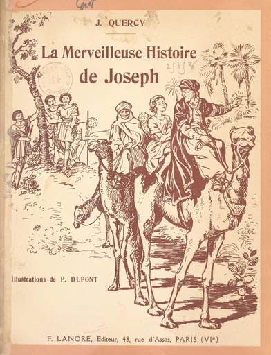 La merveilleuse histoire de Joseph - Jean Quercy - FeniXX réédition numérique