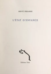 L'état d'enfance