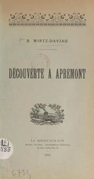 Découverte à Apremont