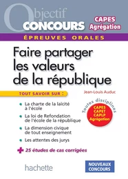 Les valeurs de la République aux concours - Epreuve orale de mise en situation professionnelle