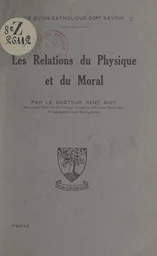 Les relations du physique et du moral