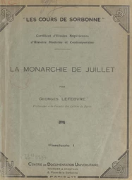 La Monarchie de Juillet (1)