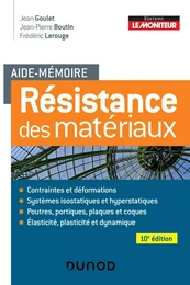 Aide-mémoire - Résistance des matériaux - 10e éd.