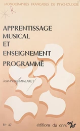 Apprentissage musical et enseignement programmé