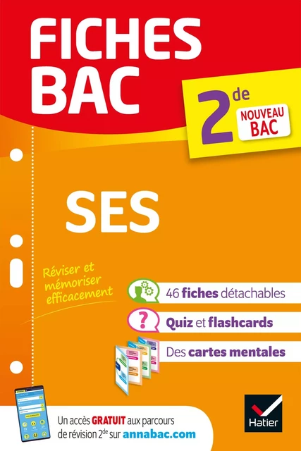 Fiches bac - SES 2de - Sylvain Leder, François Porphire - Hatier