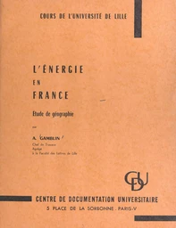 L'énergie en France