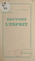 Sauvons l'esprit