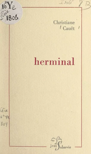 Herminal - Christiane Cauët - FeniXX réédition numérique