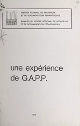 Une expérience de G.A.P.P.