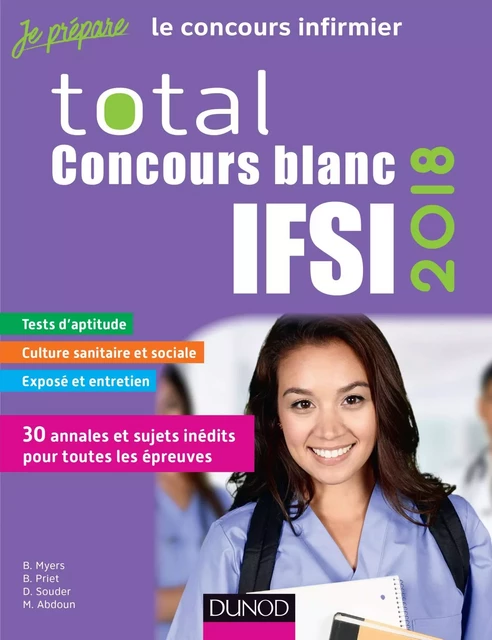 Total Concours blanc  ISFI 2018 - Bernard Myers, Benoît Priet, Dominique Souder, Malika Abdoun - Dunod