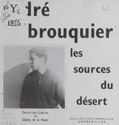 Les sources du désert