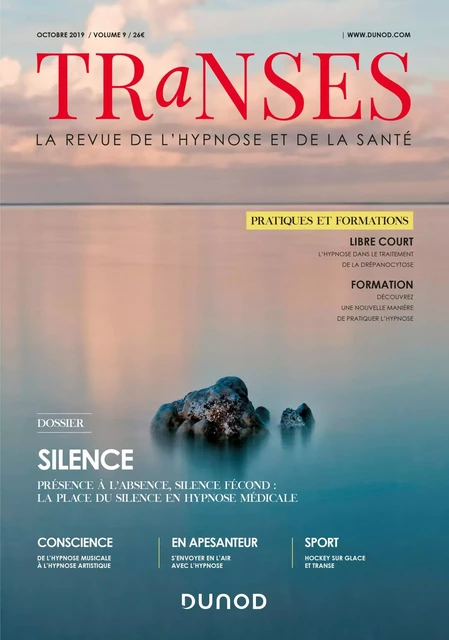 Transes n°9 - 4/2019 Silence -  Collectif - Dunod