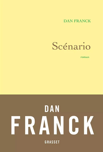 Scénario - Dan Franck - Grasset