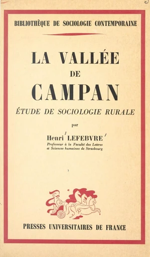 La vallée de Campan - Henri Lefebvre - FeniXX réédition numérique