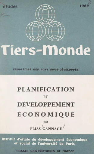 Planification et développement économique - Élias Gannagé - FeniXX réédition numérique